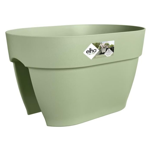 ELHO - Blomkruka - Vibia Campana Flower Bridge 40 - Pistaschgrön - Utomhusbalkong - L 26 x B 39 x H 22 cm Pistage grön