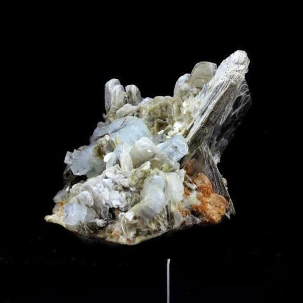 Pierre Naturelle - ABIJOUX - Aigue Marine + Muscovite - 936,70 ct - Chumar Bakar, Pakistan