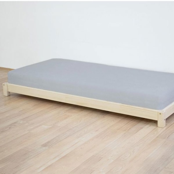 Vauvan sänky TEENY 80 x 160 beige Beige