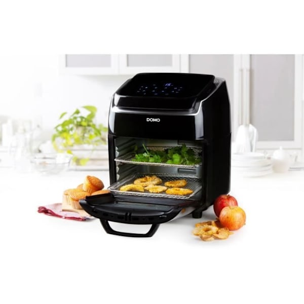 DOMO DO534FR multifunktionel frituregryde - Deli-fritureovn 10L - 8 programmer