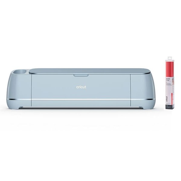 Cricut Maker 3 leikkuri + punainen pysyvä vinyyli 91 x 33 cm Blå
