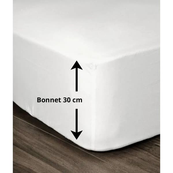 LOVELY HOME Stretched Case 100% bomull 140x190x30 cm vit Vit