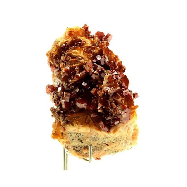 Sten og mineraler. Vanadinit. 1810,0 ct. Mibladen Mining District, Midelt, Marokko.