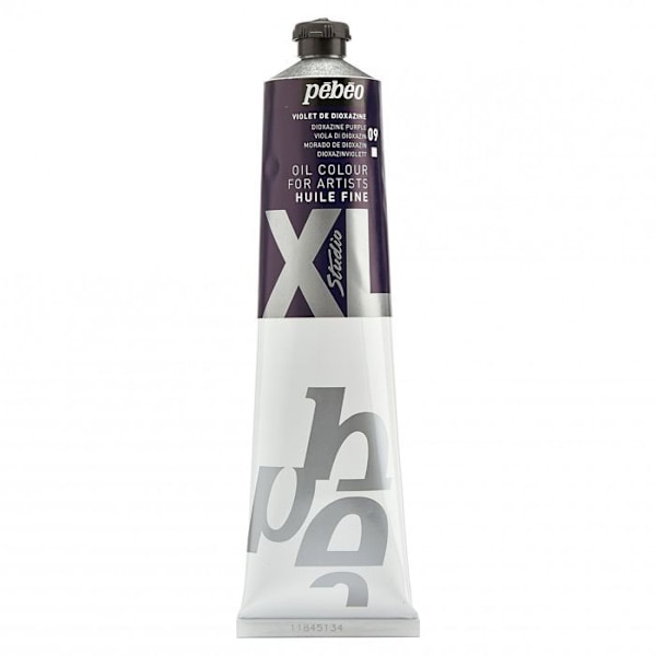 Oliemaling - Pébéo - Fine Studio XL Oil - Dioxazine Violet - 200 ml - Tørrer på 3-6 dage Dioxazinviolett
