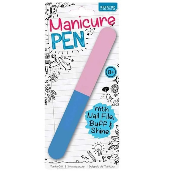 Stylo manikyr - Ej specificerat - Ej specificerat - 2 nagelfilar - Inbyggd polerare - Storlek 16,5 cm