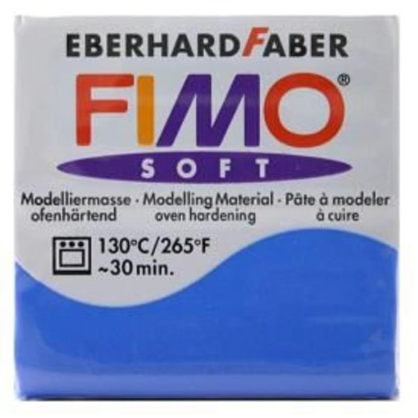 Fimo Soft modellering og bage ler - Hvid farve...