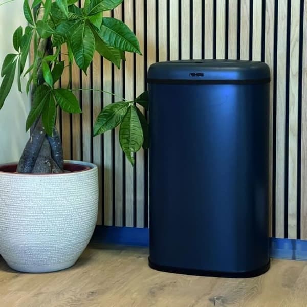 Automatisk Køkkenaffaldsspand - LOGAN - 58 L - Mat Grå Rustfrit Stål - Kitchen Move Metall