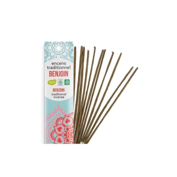 Suitsuke - LES INCENSE DU MONDE - Bentsoiini - 60 tikkua - 100% luonnollinen - 45 min palamisaika