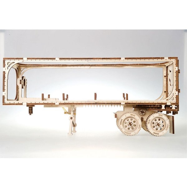UGEARS Heavy Boy Truck Træpuslespil - 138 brikker - Fra 14 år og opefter - Samlingstid 60-180 min. Beige