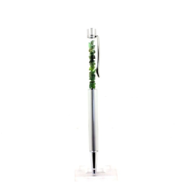 Sten og mineraler. Rå Tsavorite Granat Minerals Pen Tanzania. Grå farve. Grå