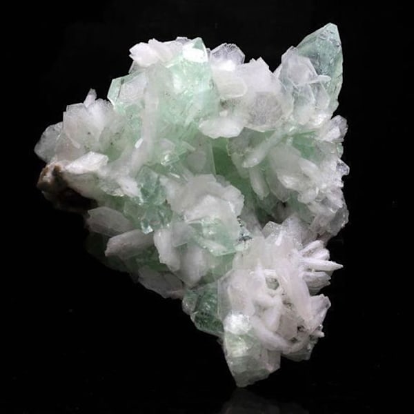 Kristalli - ABIJOUX - Apofylliitti + Stilbiitti - 352,5 ct - Valkoinen - Seka