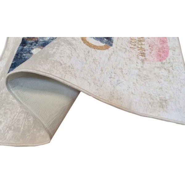 Køkkenmåtte - CUP - 50x120 cm - Skridsikker - Vaskbar - Polyester lyserød Rosa