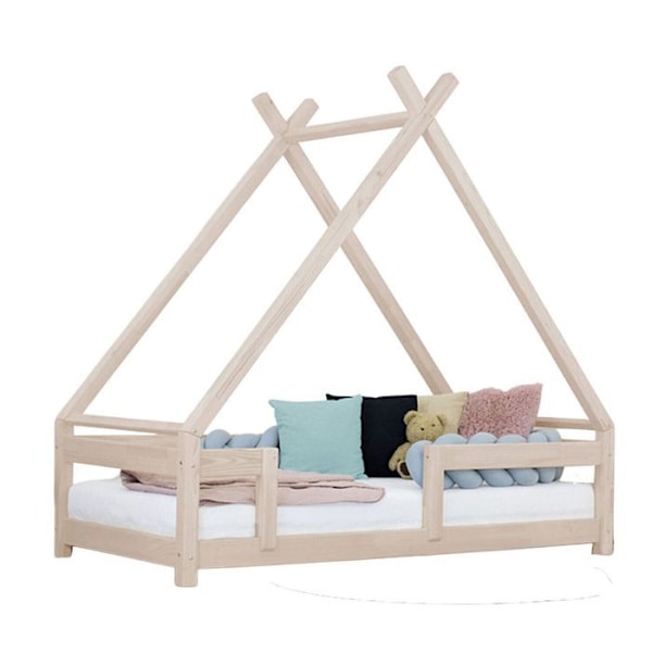 TAHUKA barnhyttsäng 80 x 160 beige Beige