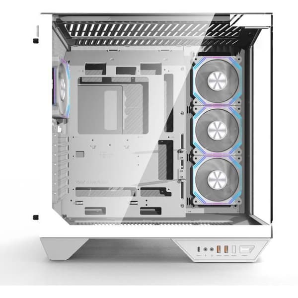 Chassi utan strömförsörjning - Kub - ATX-format - DARKFLASH DY470 - Vit