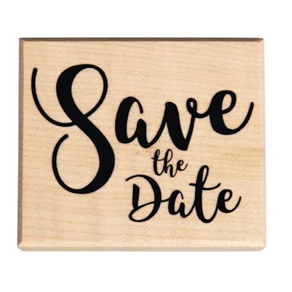 "Save the Date" stempel, 6x7cm