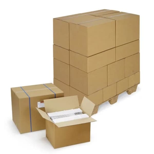 15 st packboxar 25 x 25 x 20 cm - Dubbel korrugerad brun