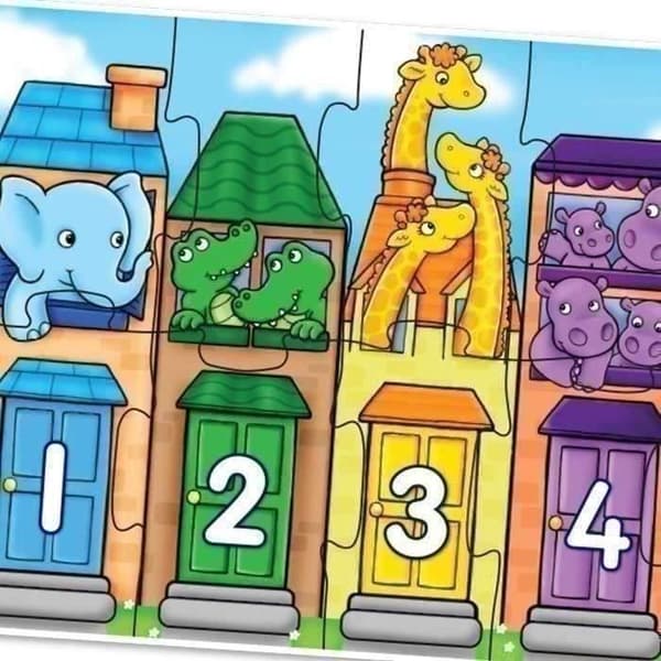Nummer och gator - Brädspel - ORCHARD Flerfärgad