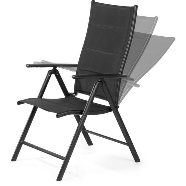 Trädgårdsstol 2 st - Fieldmann - FDZN 5016 Svart