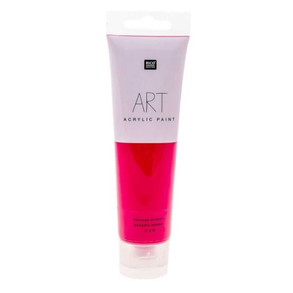 Akrylfärg - Normal magenta - 100 ml Rosa