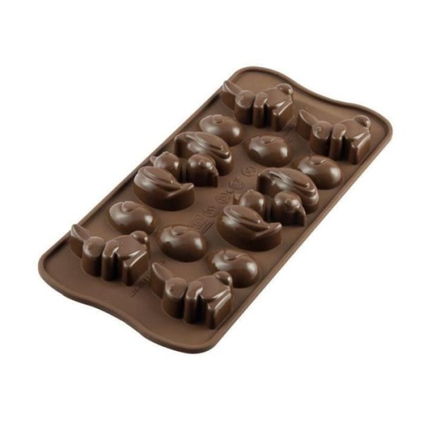 2 påskchokladformar i silikon