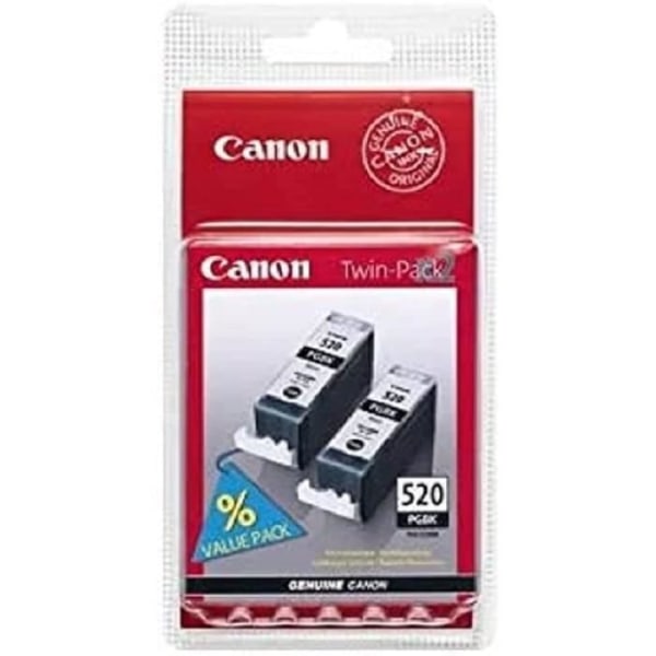 CANON Pakke med 2 PGI-520 sorte blækpatroner