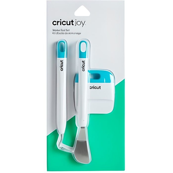 Lisävarusteet Leikkuukoneet ja lämpöpuristimet Cricut JOY ESSENTIAL TOOLS KIT Vitt, blått och silver