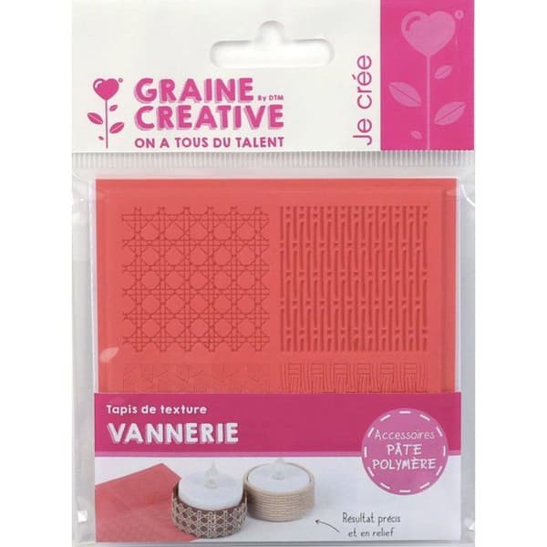 Graine Créative - Texturtapet för Fimo Vävning