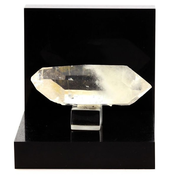 Stenar och mineraler. Bitterminerad kvarts. 67,3 ct. Freney d'Oisans, Bourg d'Oisans, Frankrike..