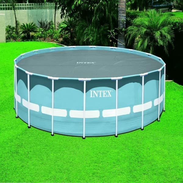 INTEX bubbelskydd för 4,57 m rund rörformad pool - 270 mikron Blå