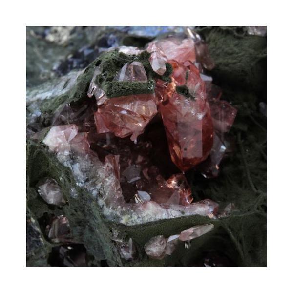 Sten og mineraler. Rhodochrosit. 1155,0 øre. Uchucchacua-minen, Peru.