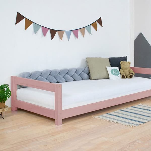 Seng barn KIDDY 90 x 160 lyserød pastel Rosa