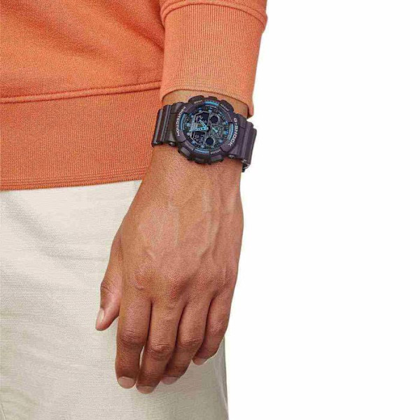 Montör - G SHOCK - GA-100-1A2ER - Resin - Vattentålighet 20 Atm - Digital Svart
