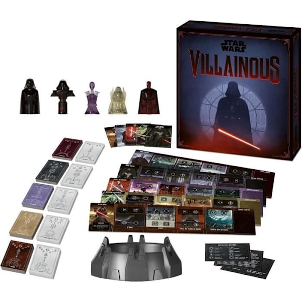 Star Wars Villainous - The Power of the Dark Side - Strategispel - 2 till 4 spelare från 10 år - 27492 - Grundspel - Ravensburger Flerfärgad