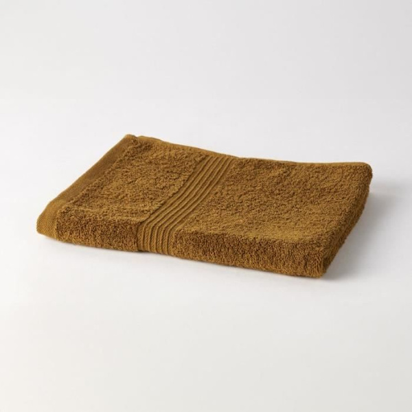 TODAY Essential - Badlakan 70x130 cm 100% Bomull bronsfärg kastanj