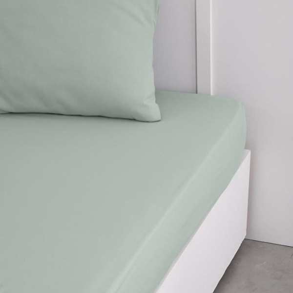 IDAG Essential påslakan - 140 x 200+30 cm - 2 personer - 100 % vanlig bomull - Celadon Grön