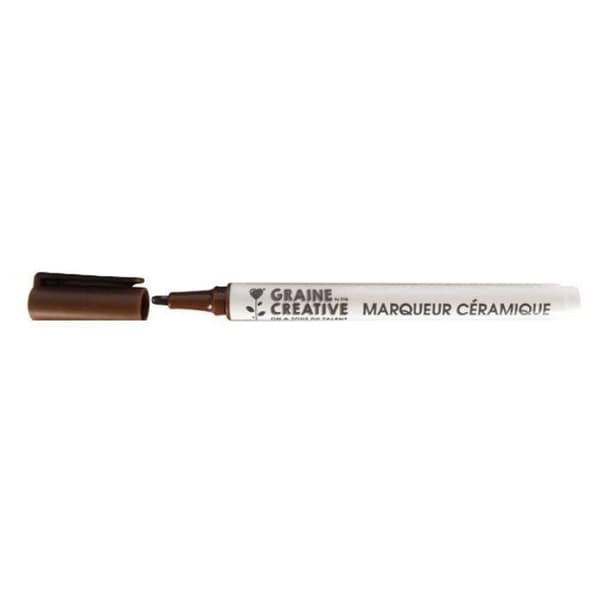 Keramisk markör - Brun kastanj