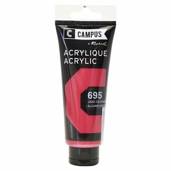 Akrylfärg 100 ml - Alizarin Lacquer Rose Crimson n°695 Röd