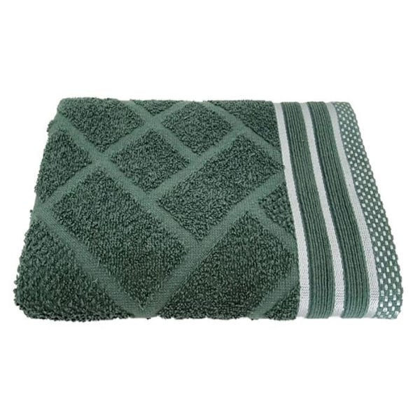 Jacquard-pyyhe 30 x 50 cm - Vihreä Grön