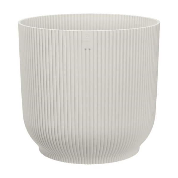 ELHO Vibes Fold Rund urtepotte Hjul 35 - Hvid - Ø 35 x H 32 cm - indvendig - 100% genanvendt Vit