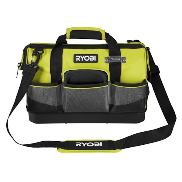 RYOBI - Taske med forstærket bund 38 x 29 x 20,5 cm til 1 eller 2 værktøjer - RSSSTB1 Grön / Träkol