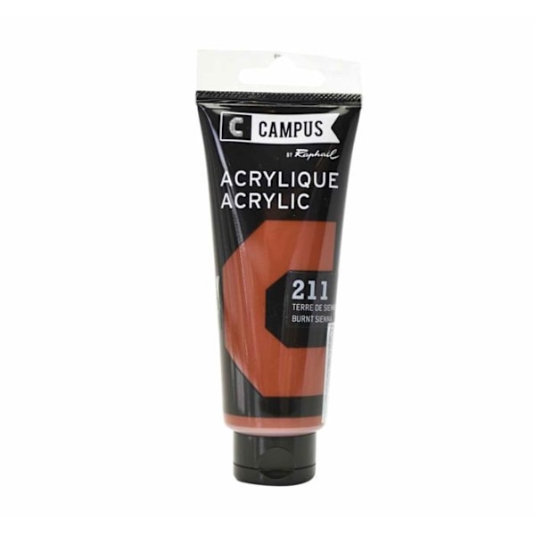 Acrylmaleri - Campus by Raphael - 211 - Siena-jord - 100 ml - Blandet Sienna