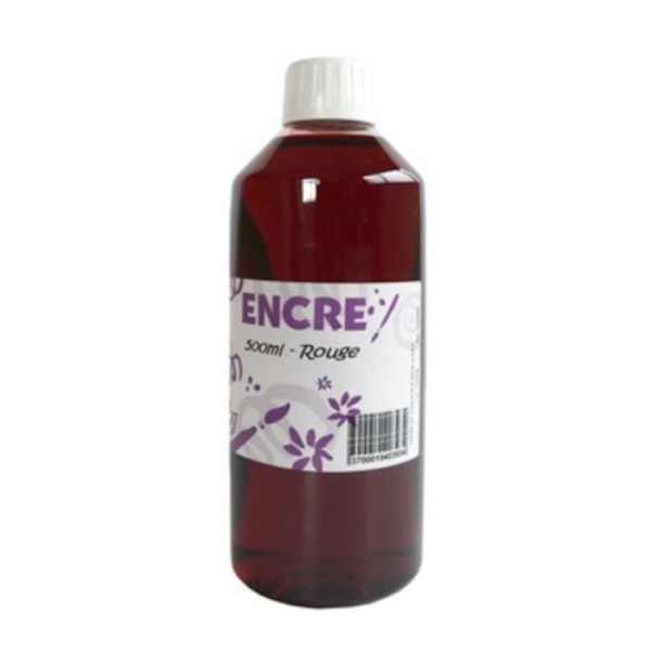 500ML RØD TEGNEBLEK