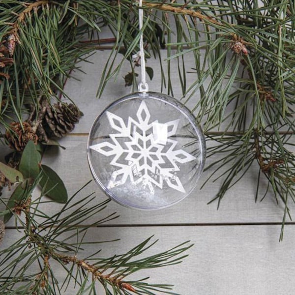 Skæreform Snowflake Ø 7 cm Grå