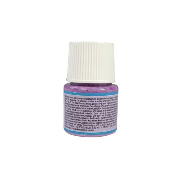 Kangasmaali - PéBéo - Läpinäkymätön Setacolor - Lila - 45 ml - Pesunkestävä Lila