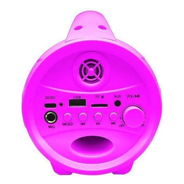 Bluetooth® trådløs højttaler med lys og mikrofon Barbie Ros