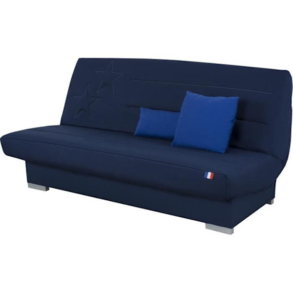 3-personers sovesofa - Blå - Soveplads 120x190 cm Blå