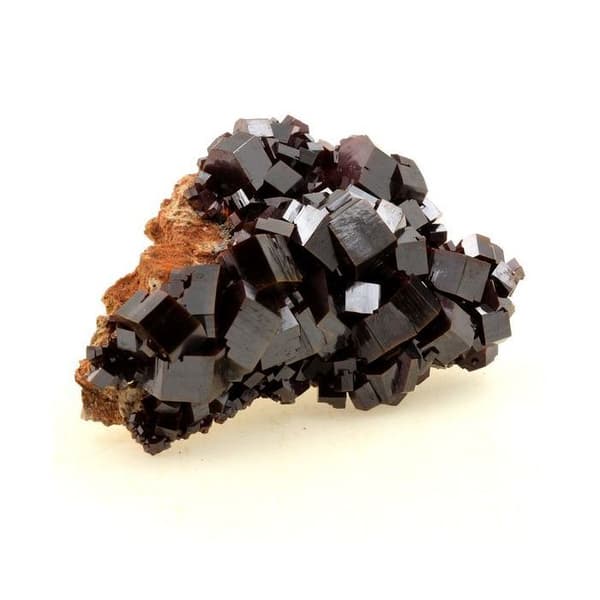 Sten og mineraler. Vanadinit. 1078,0 øre. Mibladen Mining District, Midelt, Marokko.