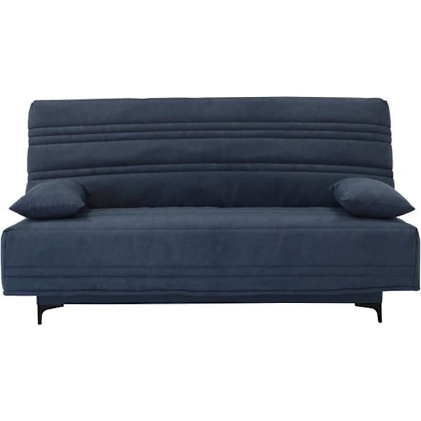 3-personers sovesofa - Blåt stof - L199 x D96 x 103 cm - KRISTEN - Moderne stil