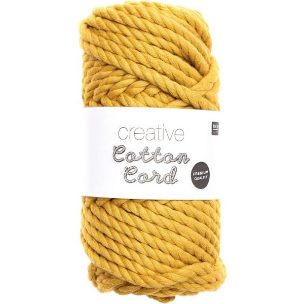 Rico Creative Cotton Cord 004 Sennep Gul