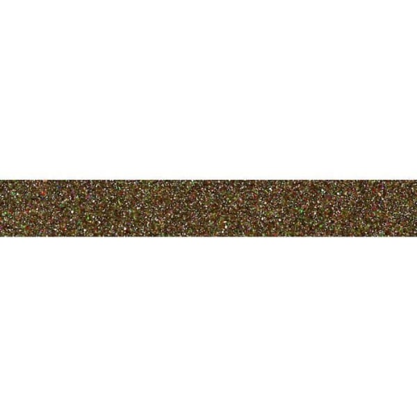 Maskeringstejp - Flerfärgade paljetter 15 mm x 10 m